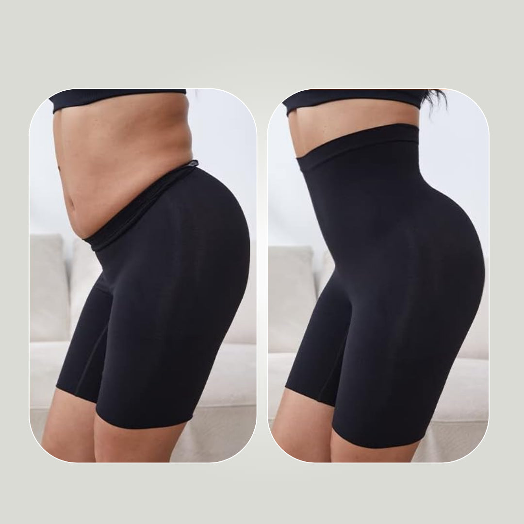 BODY SHAPER SEAMLESS MEDIUM COMPRESSION THIGH SHAPING BRIEF -SKIN