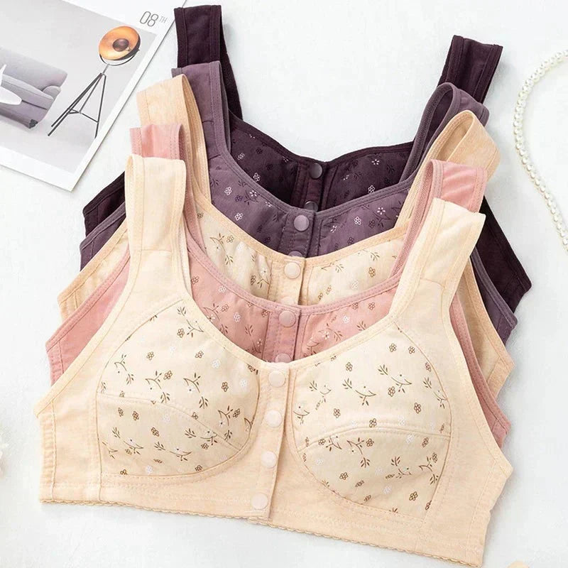 2025 New Anti Sagging Front Open Button Bra