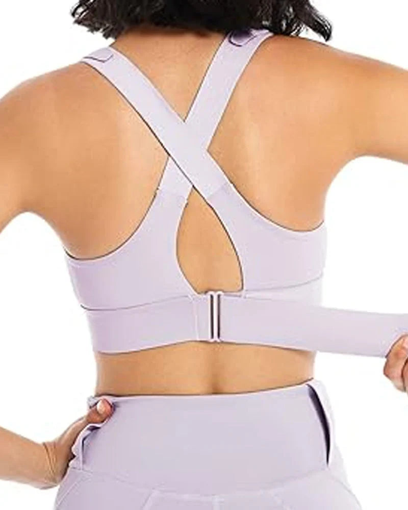 High Impact,A+ Quality, Ultimate Comfort, Sports Bra, Zipper ( Pack of 3 )