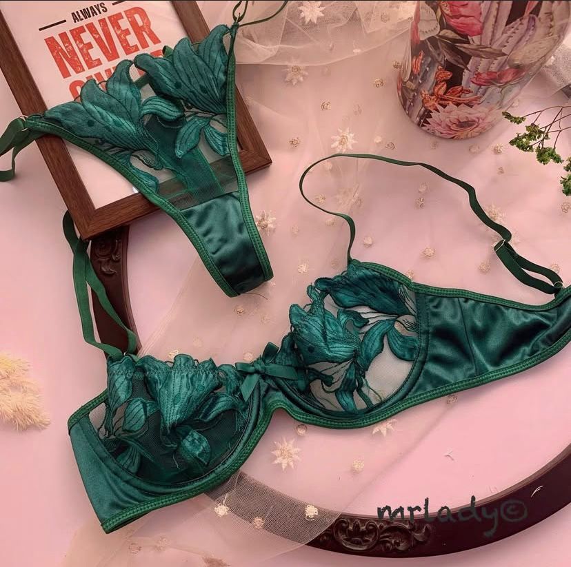 PAISLEY NET BRA SET V3