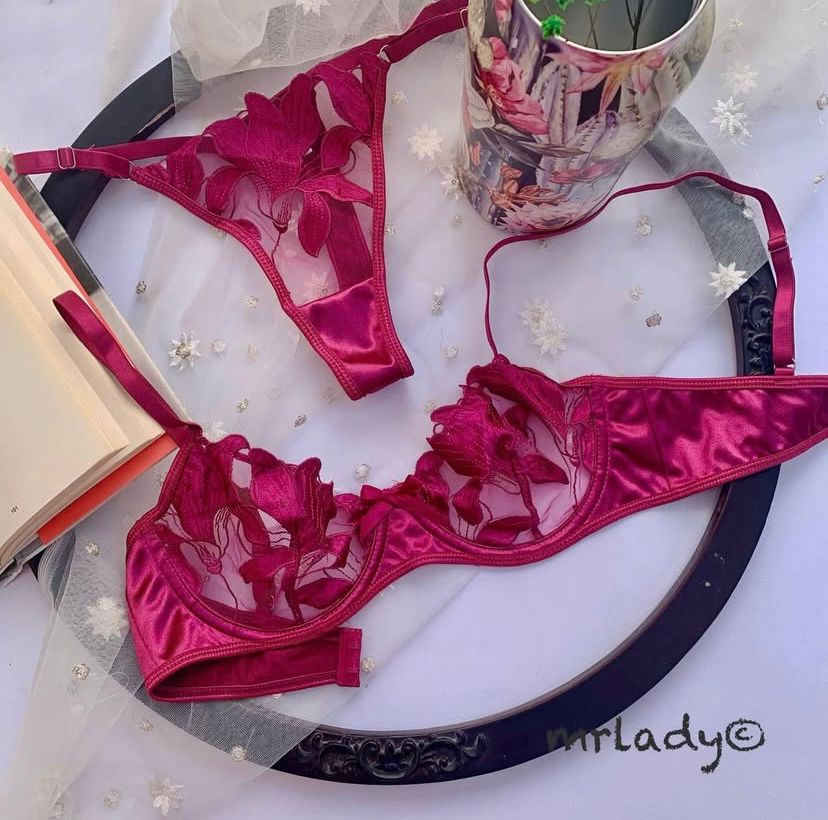 PAISLEY NET BRA SET V3
