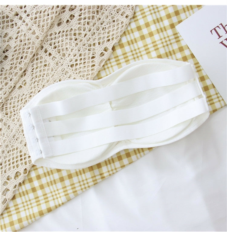 Soft Padded Strapless Bra With Removable Pads ( Pack of 3 )
