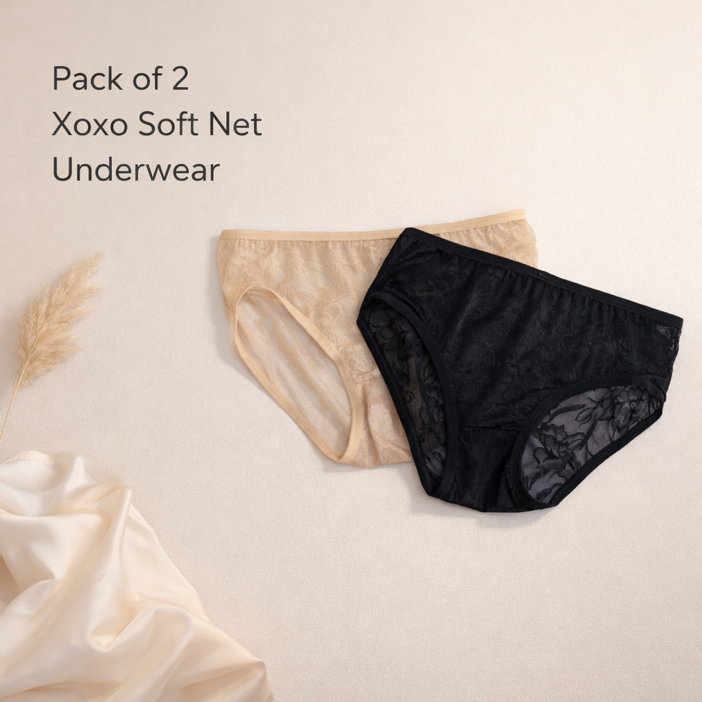 Pack of 2 Xoxo Soft Net Underwear