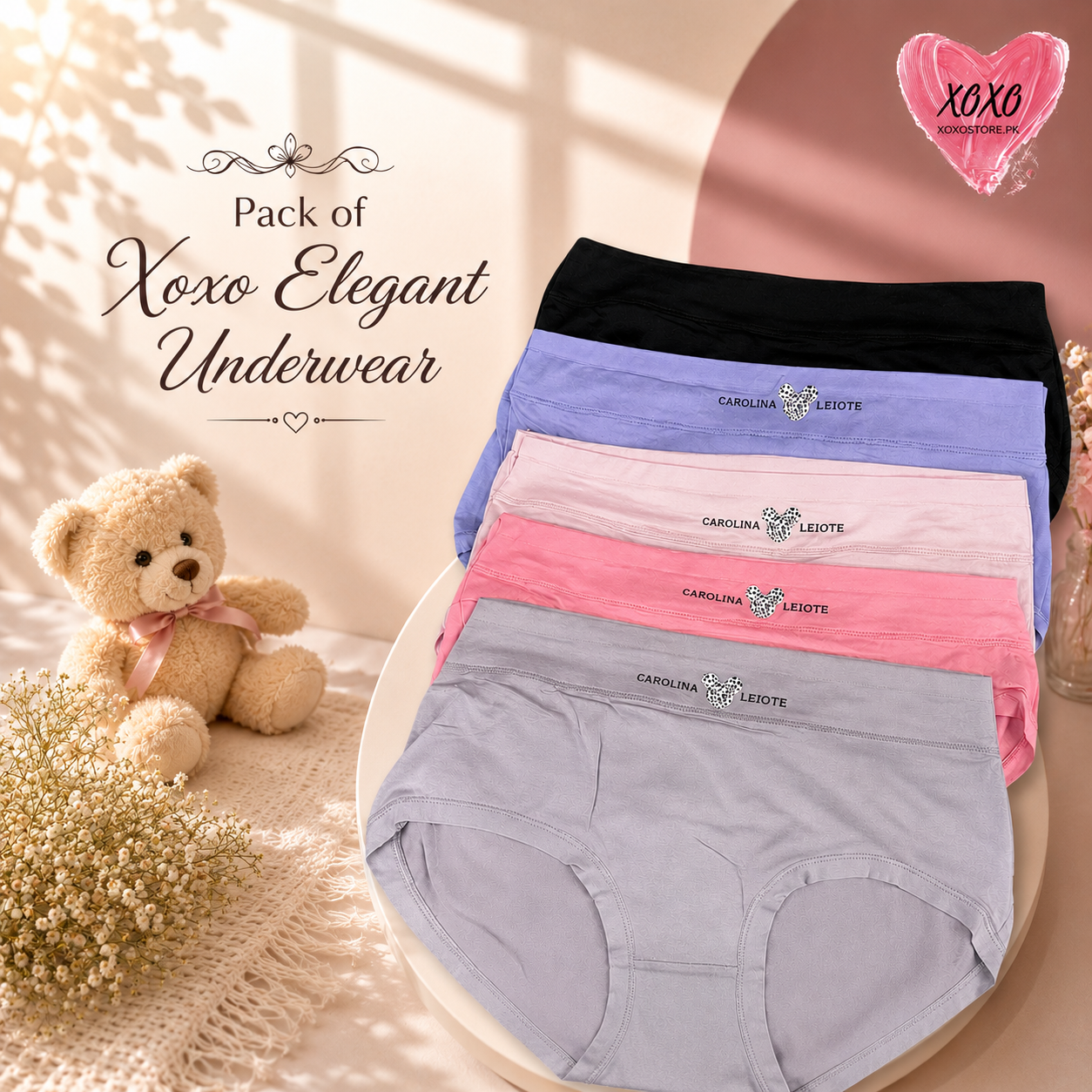 Pack of Xoxo Elegant Underwear