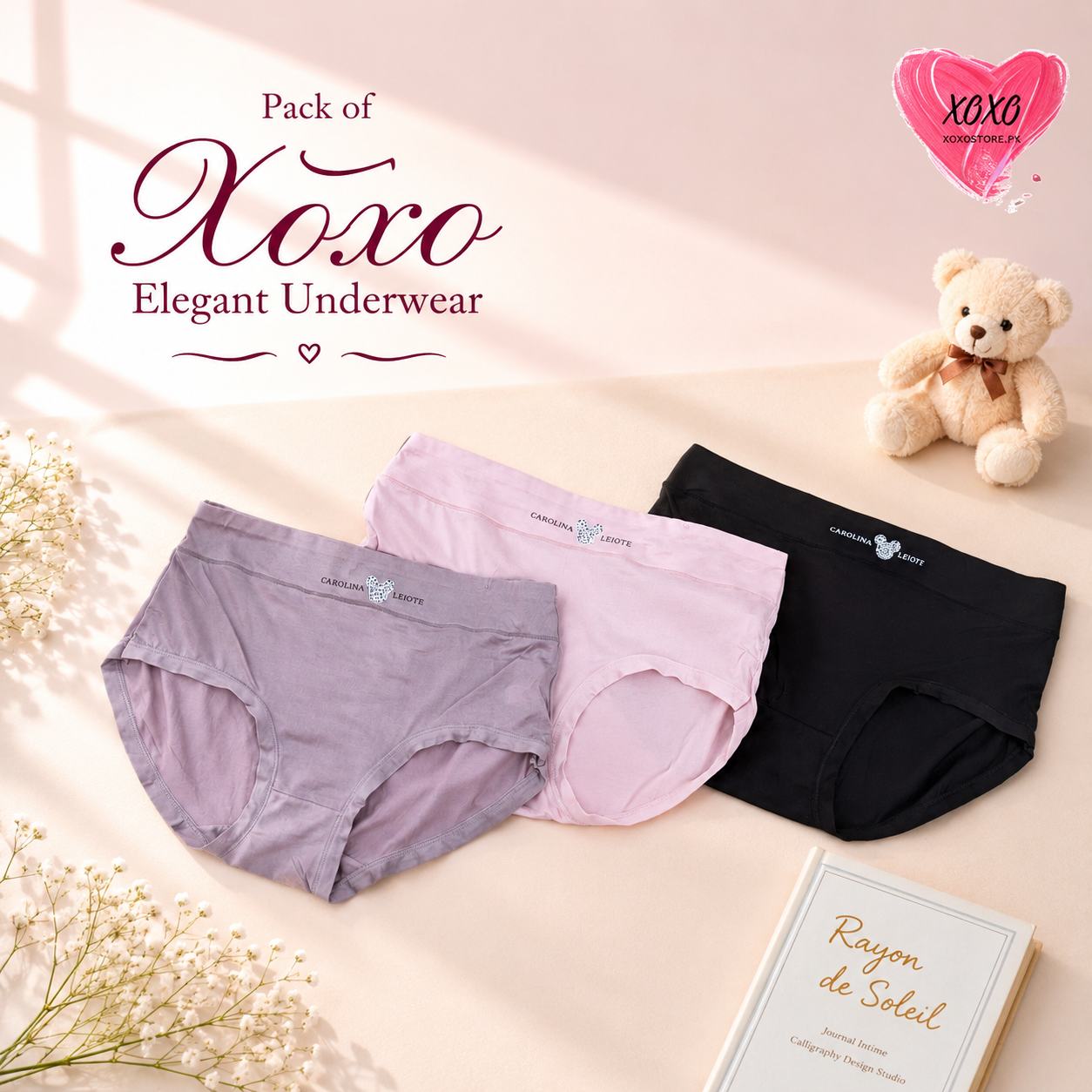 Pack of Xoxo Elegant Underwear