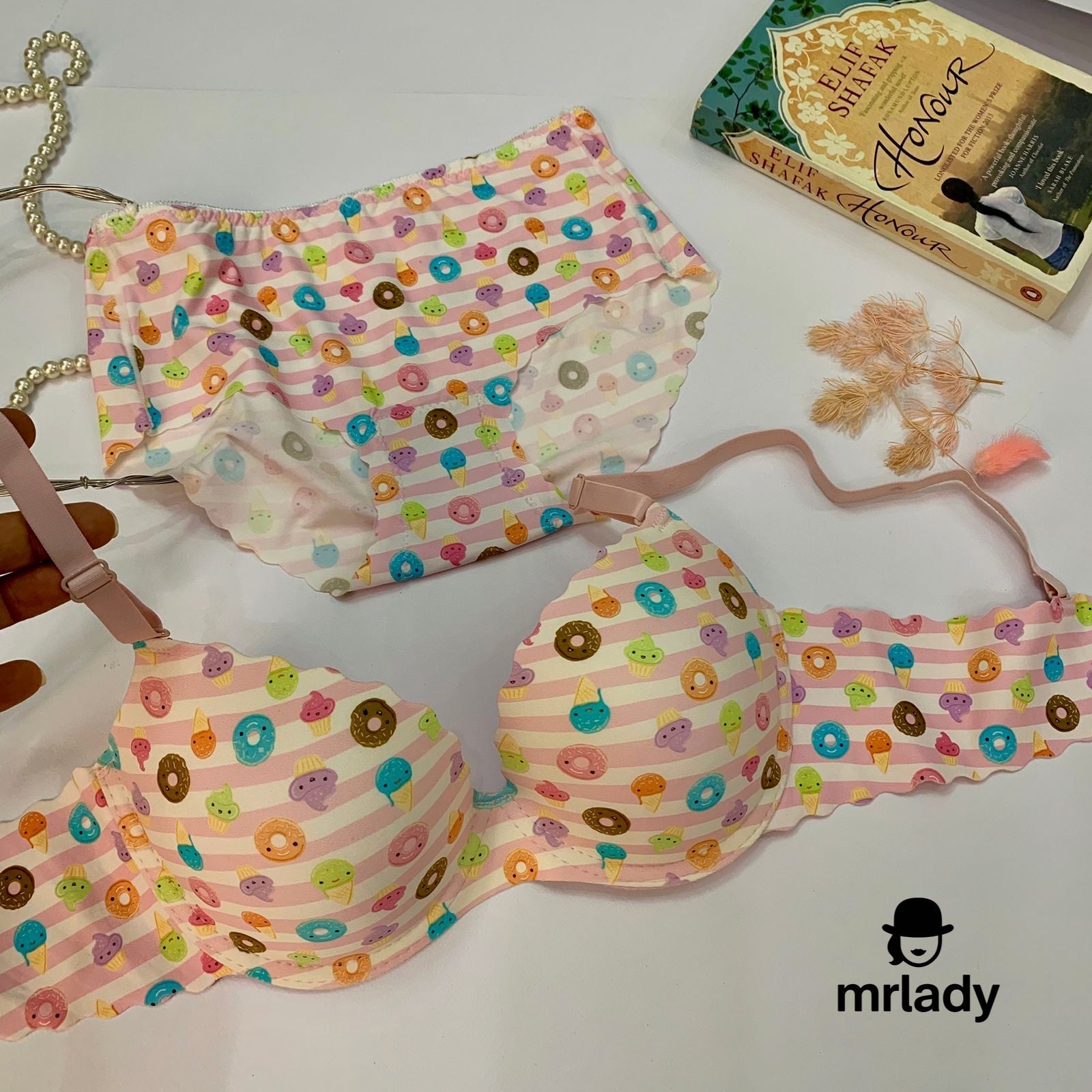ROGER THIN PAD BRA SET V7