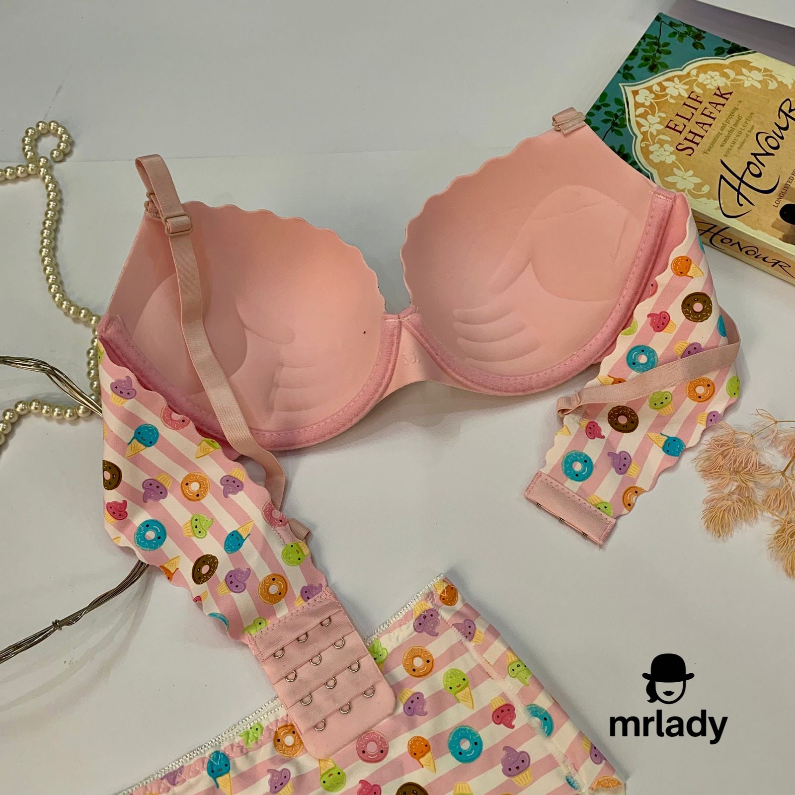 ROGER THIN PAD BRA SET V7