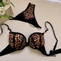 CHEETAH LIGHT PUSH UP BRA SET