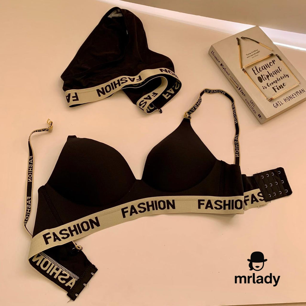 FASHION THIN PAD BRA SET