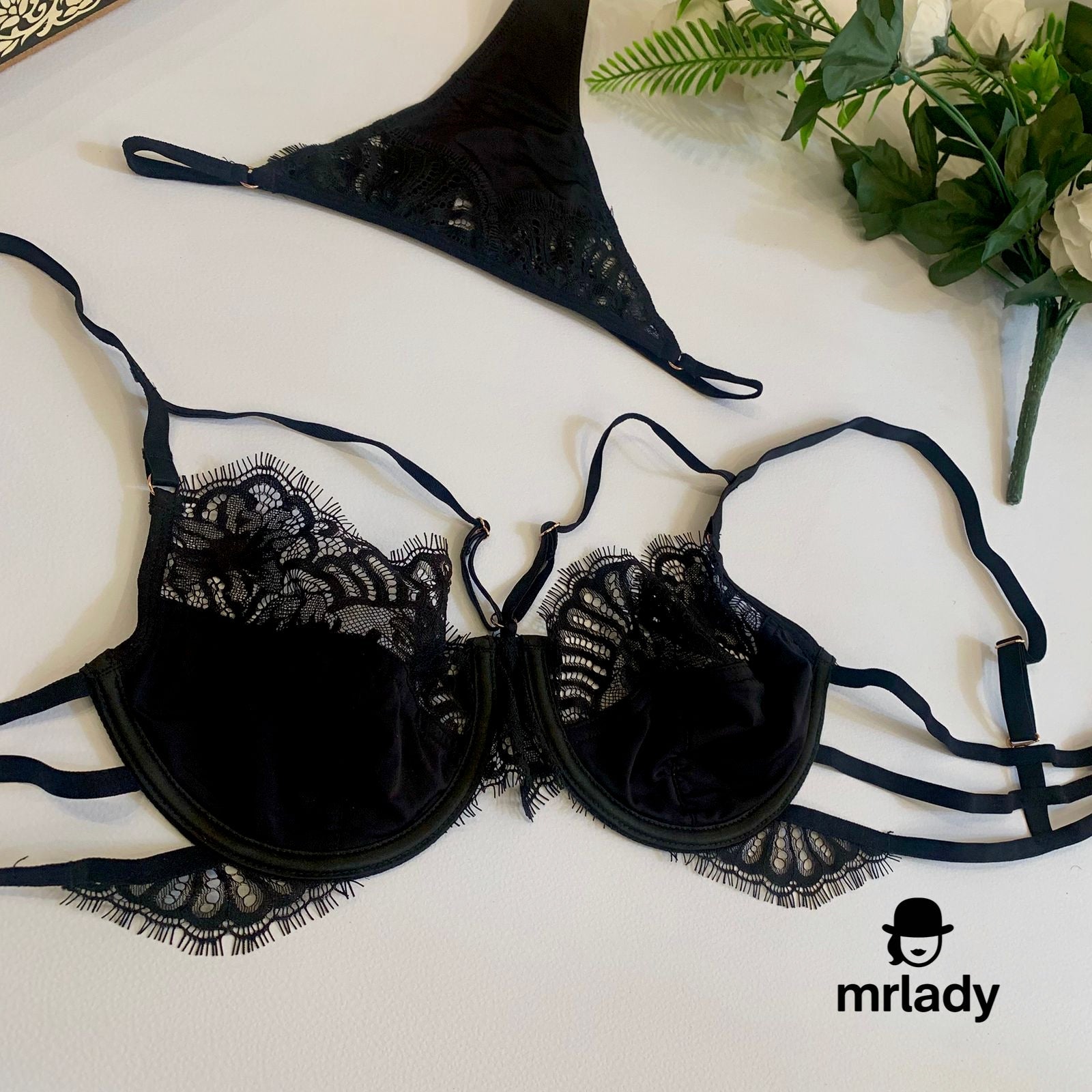 SUMMER NET BRA SET