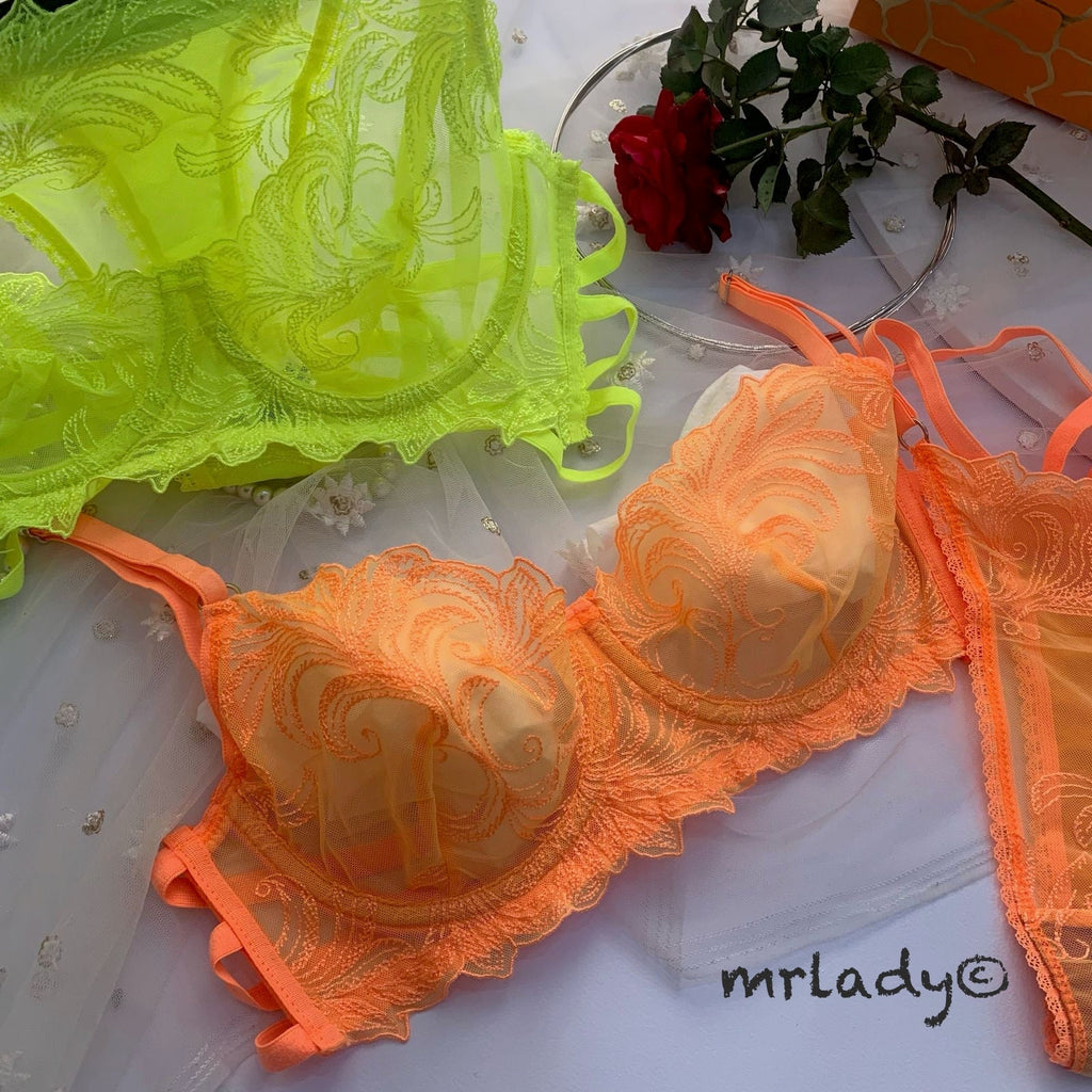 TURKISH RIPPLE SOFT NET BRA SET