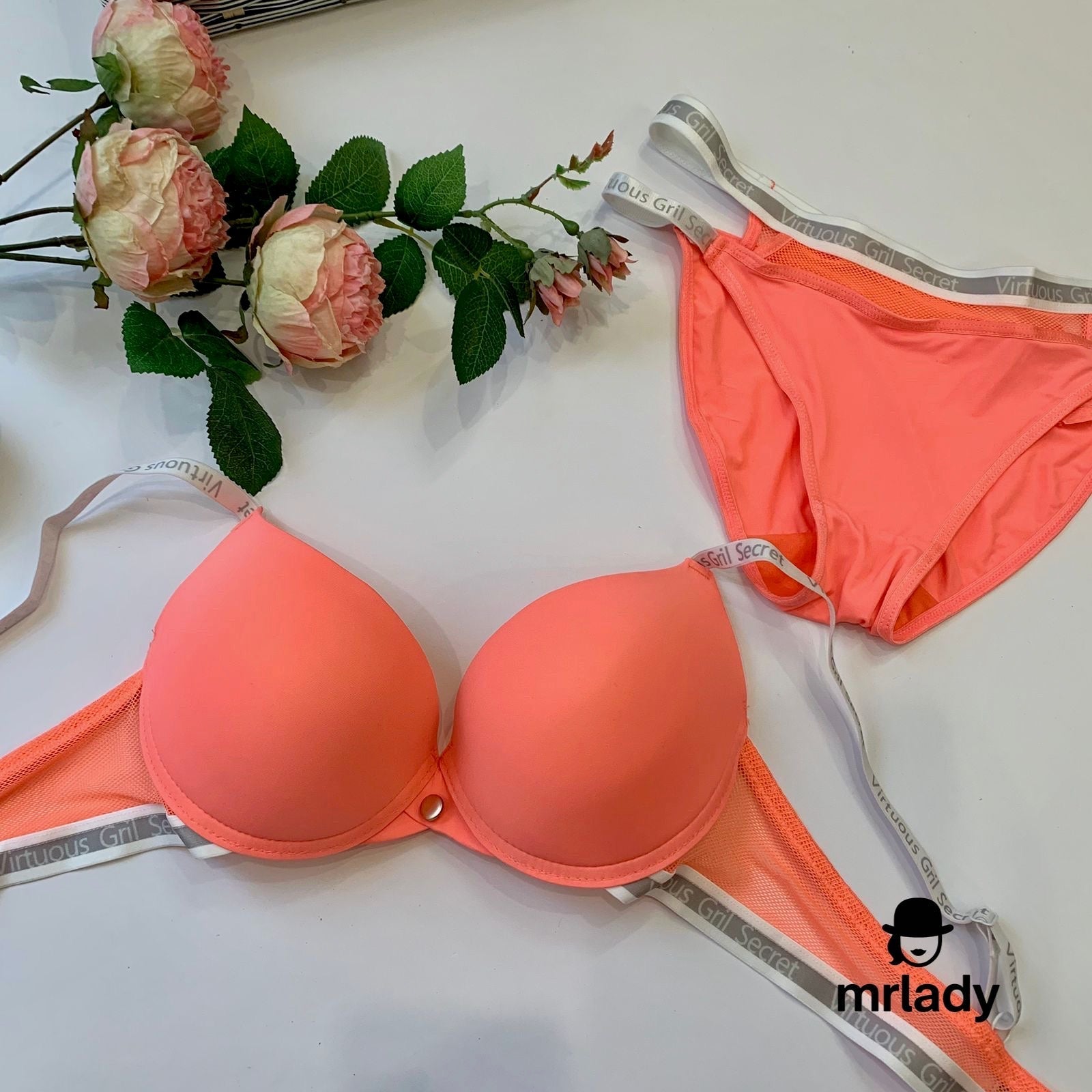 BUBLON THIN PAD BRA SET