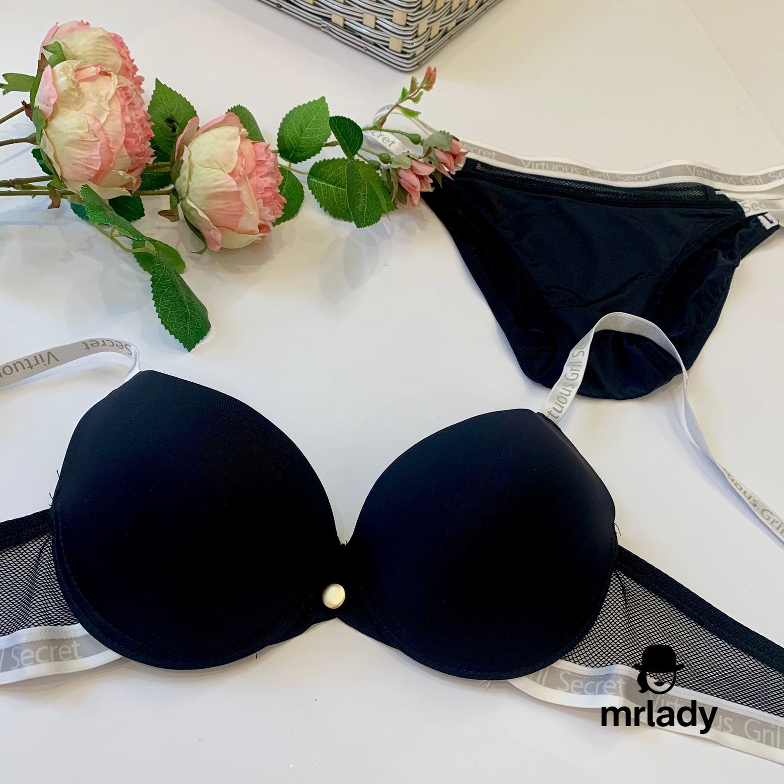 BUBLON THIN PAD BRA SET