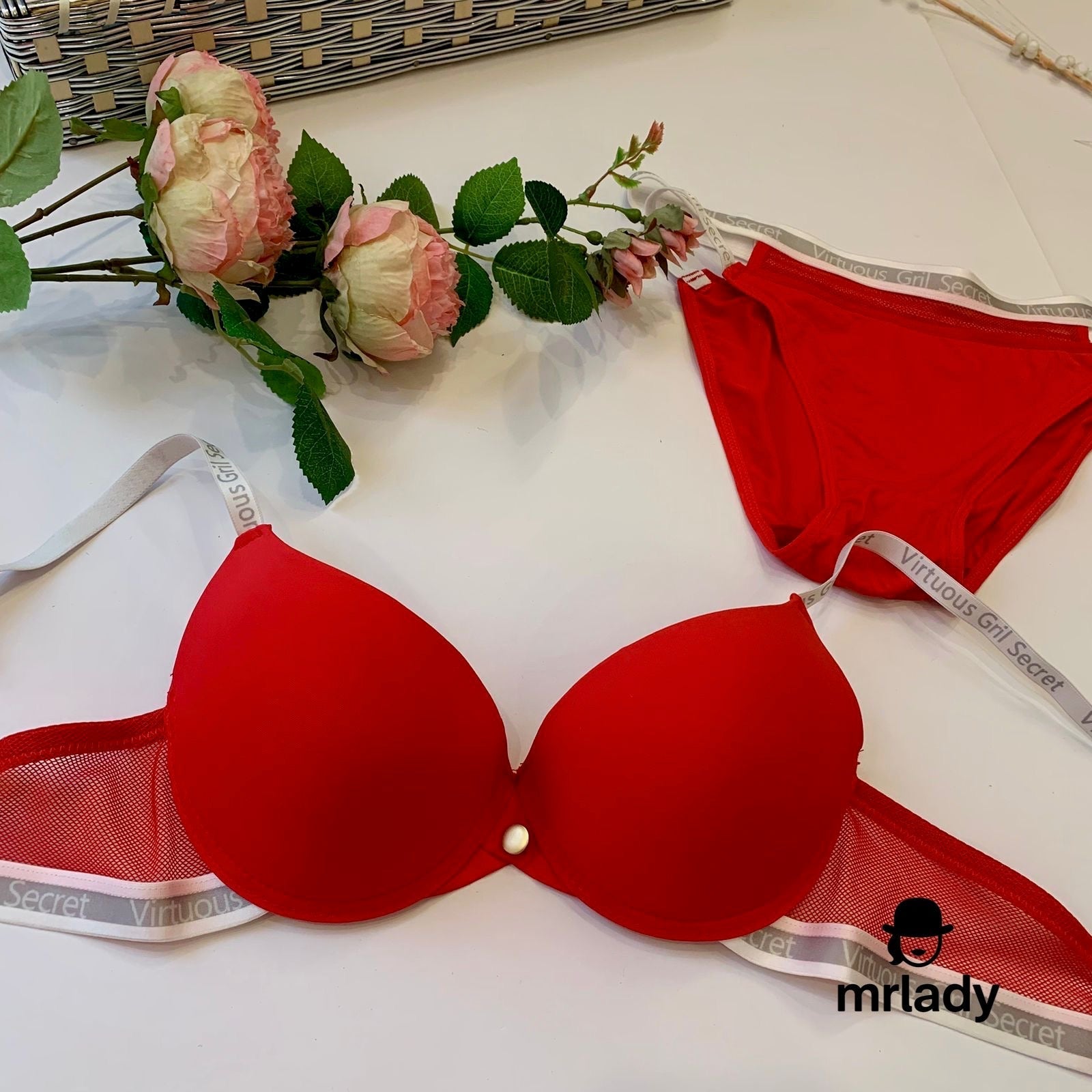 BUBLON THIN PAD BRA SET