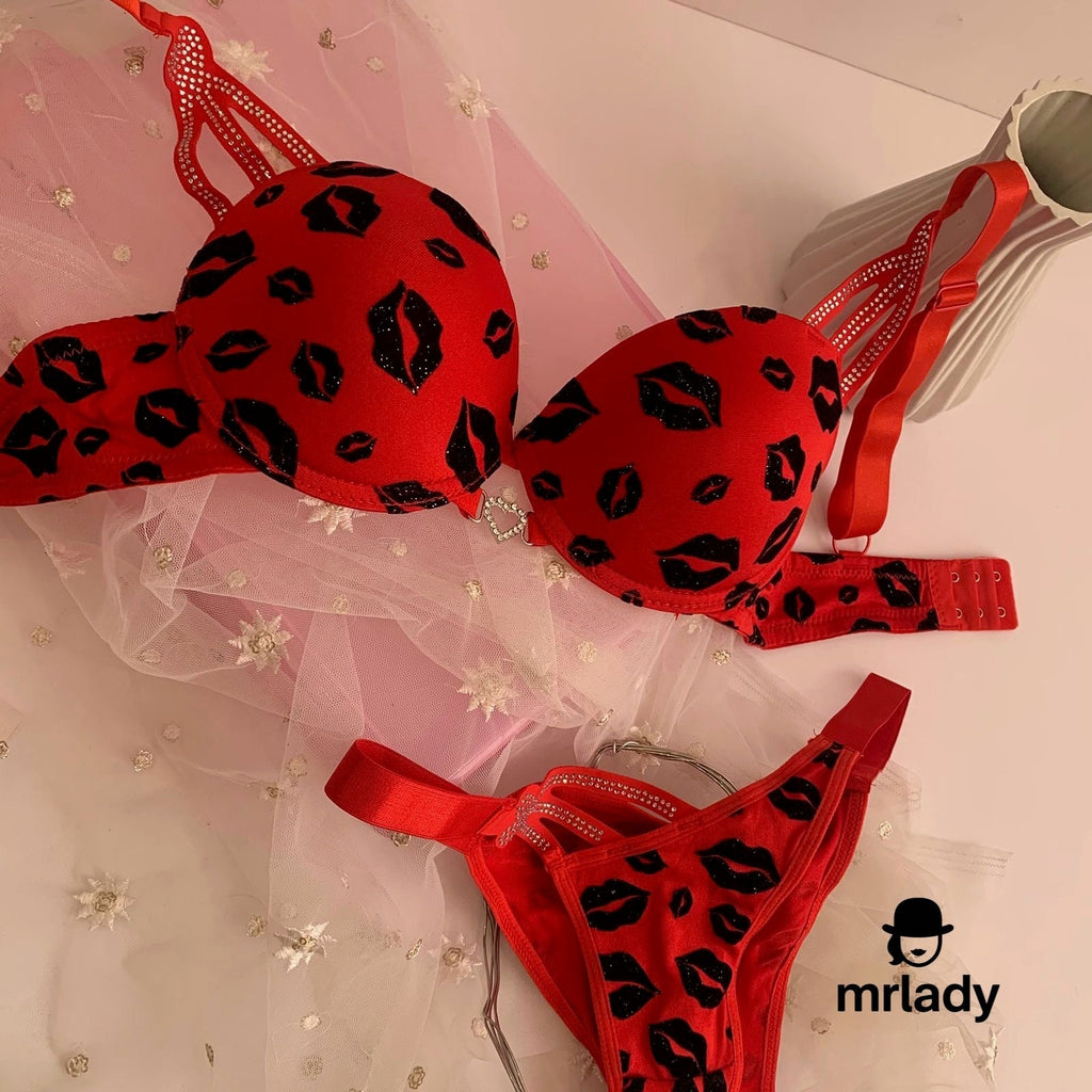 KISS STRING THIN PAD BRA SET