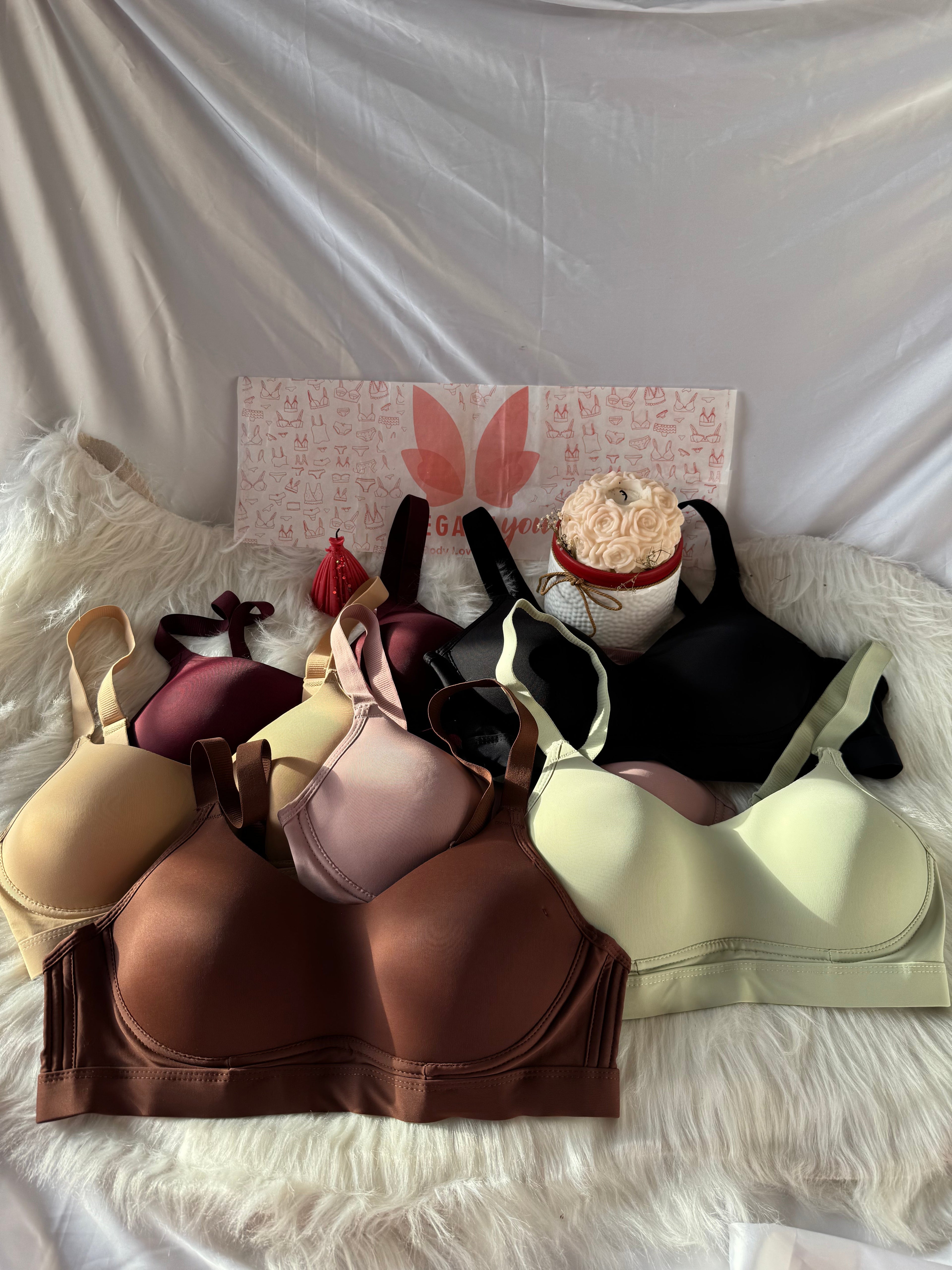 (34-40)C Seamless Full Coverage Thin Pad Non Wire(162)