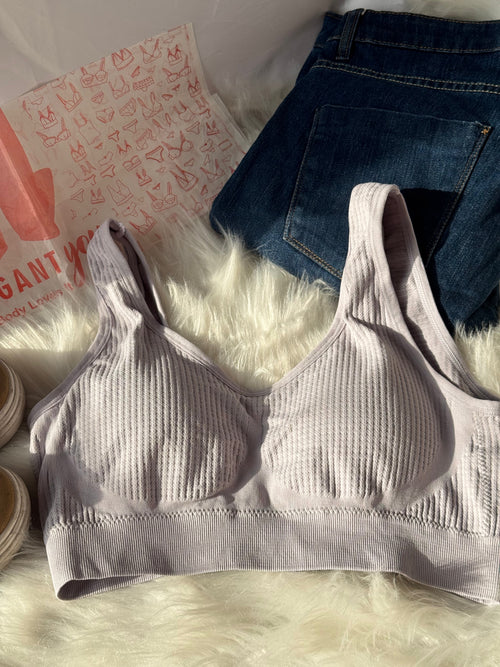 (38-42)Plus Size Sports Bra With Back Hooks