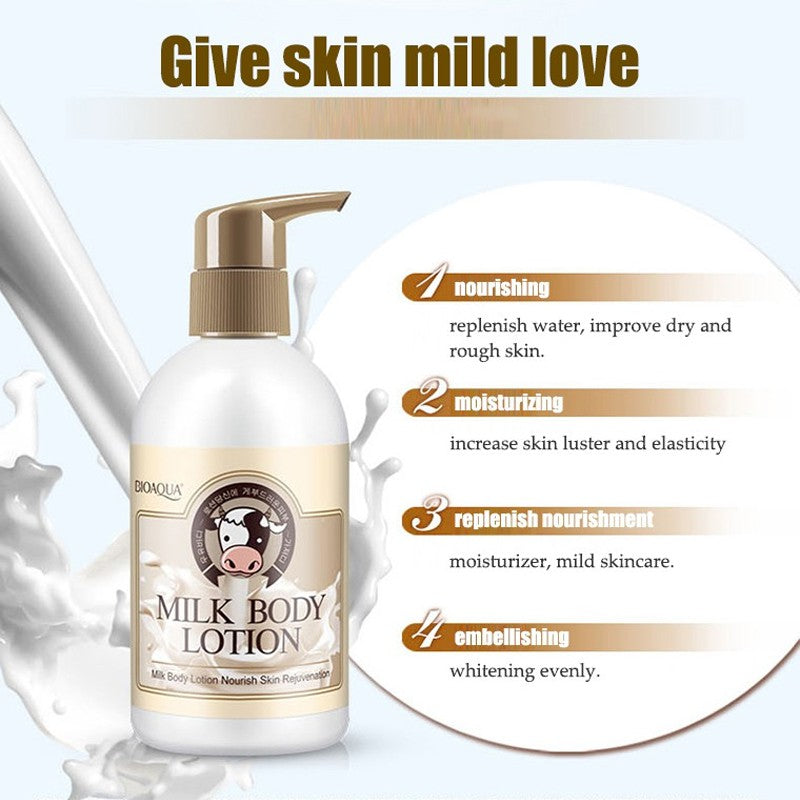 BIOAQUA Milk Whitening & Moisturizing Body Lotion – 250ml