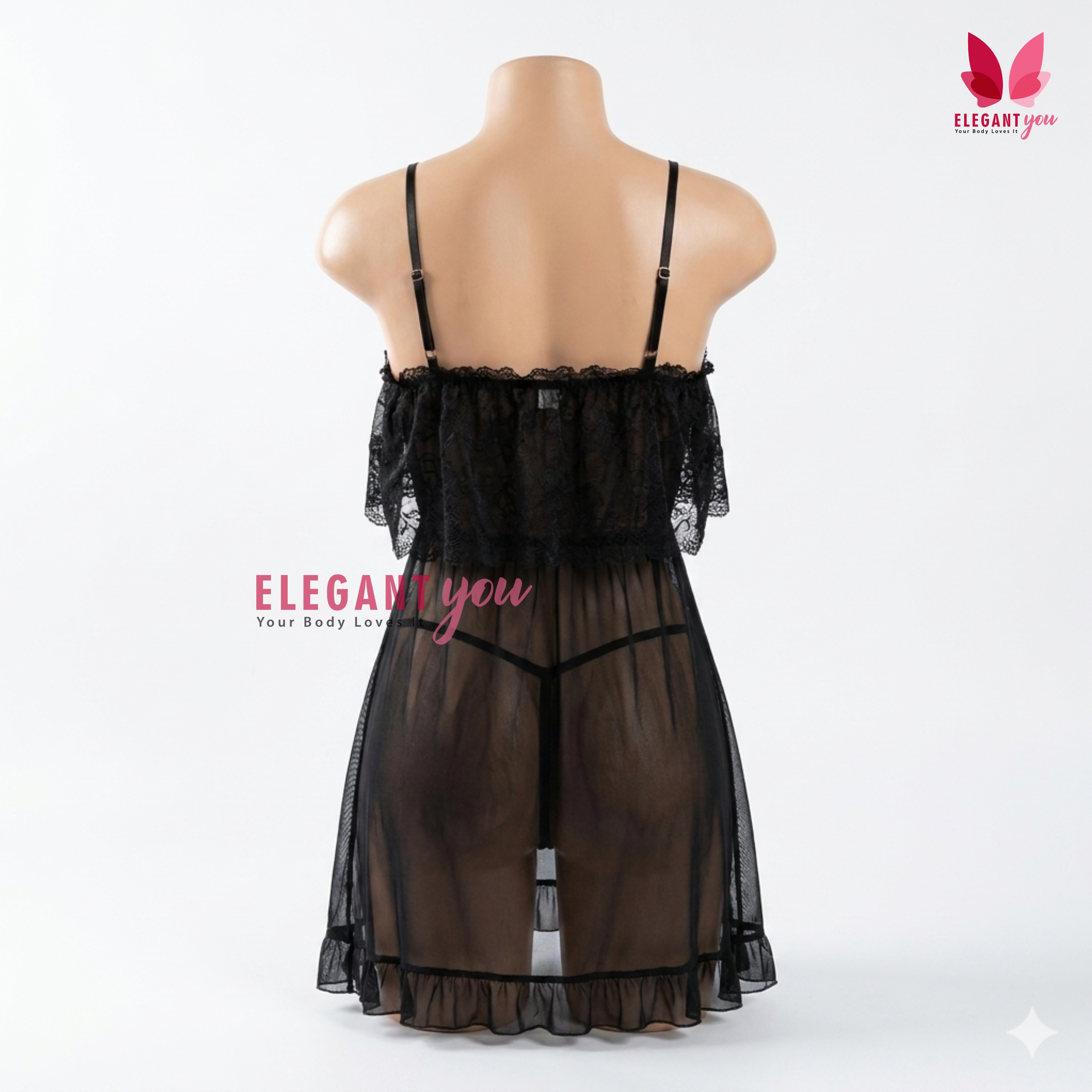 Frill Nighty Short Lingerie (35347)