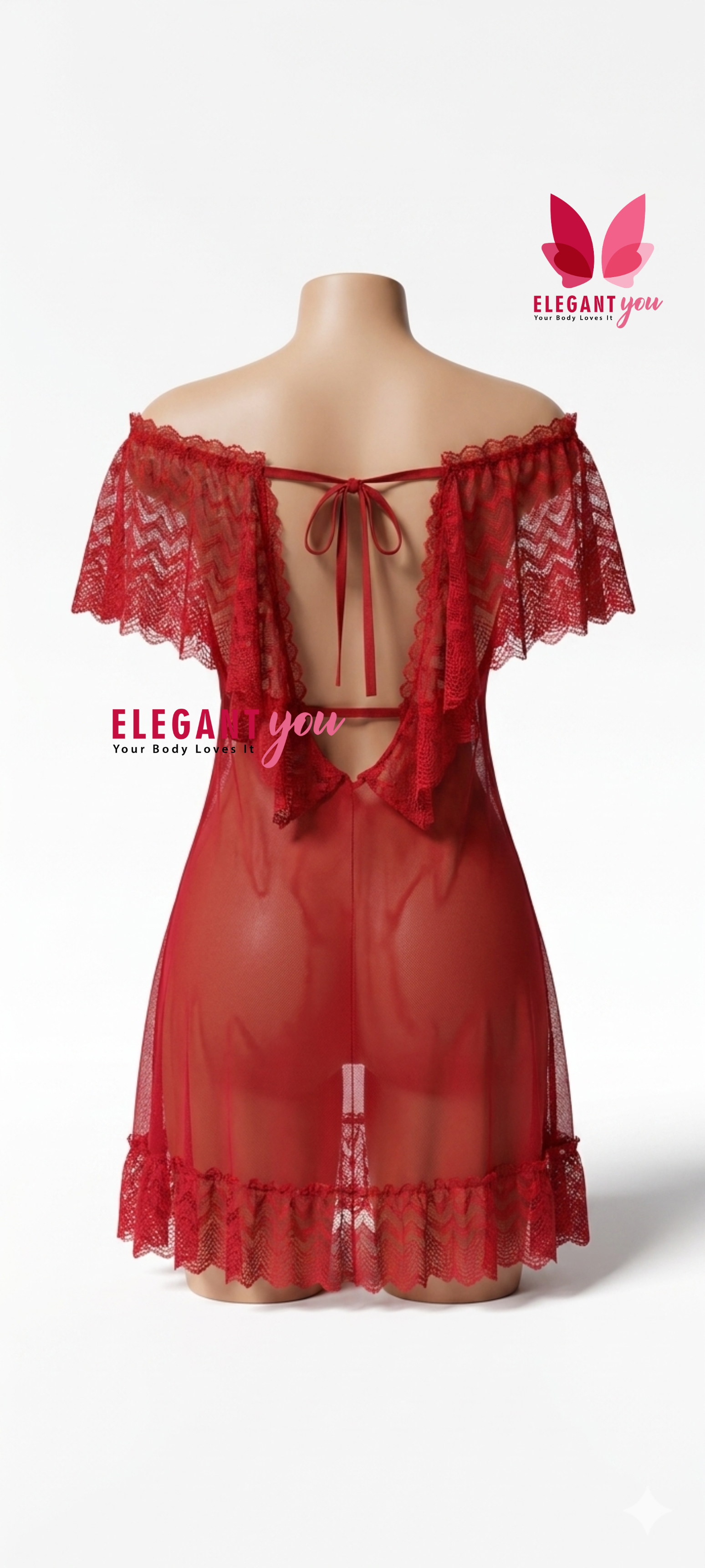 Off Shoulder Elegant Gown Nighty 35359
