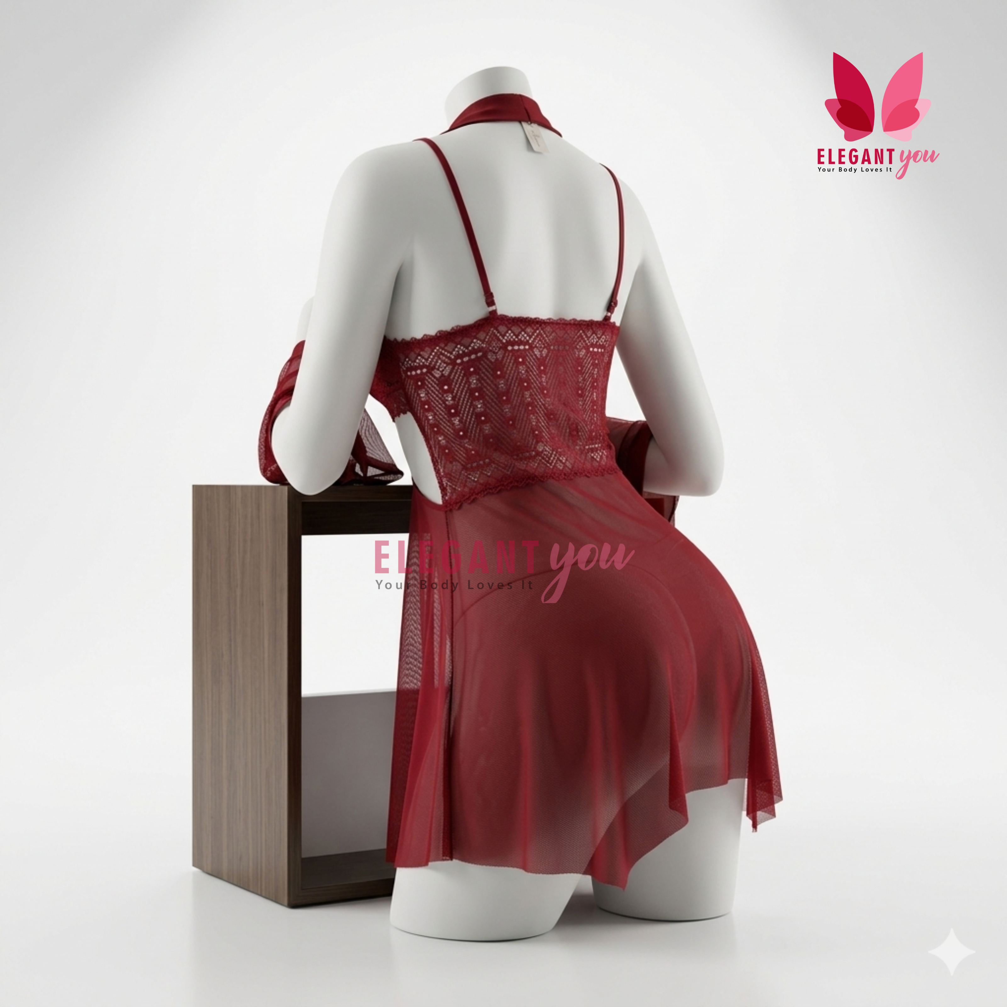 Side Cuts Honeymoon Nighty (8083)