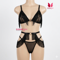 (38-42)Women 3-Piece Fringe Tassel Garter Set
