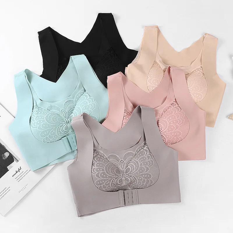 Women Seamless Cross Posture Correction Back Straighter Bra ( Pack Of 3 )