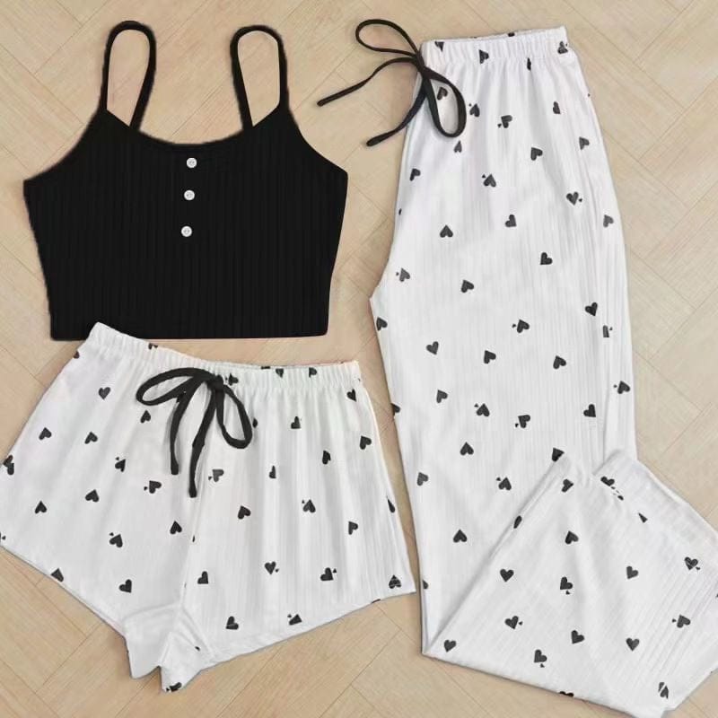 Girls Comfy 3 Piece Sleepwear 25621