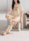 Off White Expectation printed night suit For her (RX-458)
