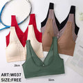 (34-40) Size Front Button Style Comfy Bra (059)