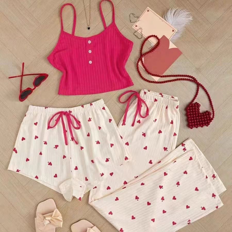 Girls Comfy 3 Piece Sleepwear 25621