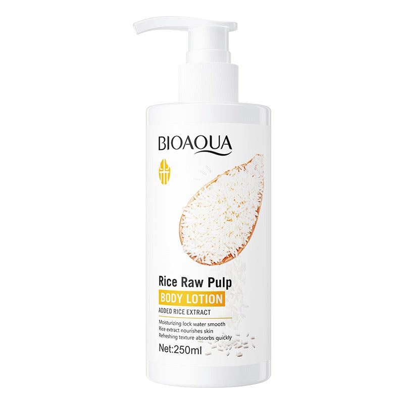 BIOAQUA Rice Raw Pulp Body Lotion - Moisturizing & Softening - 250ml