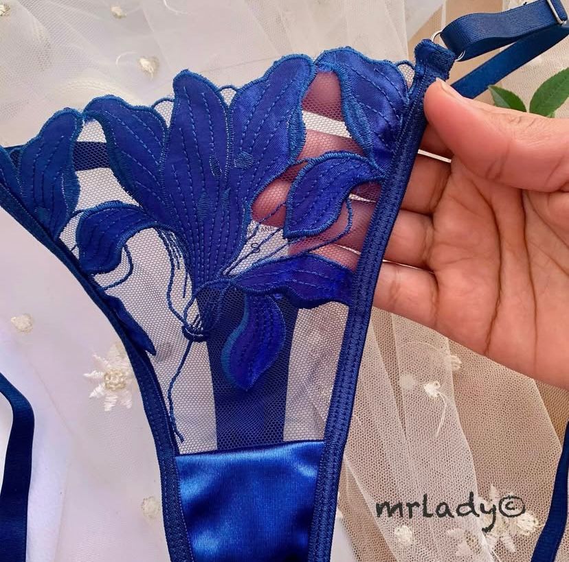 PAISLEY NET BRA SET V3