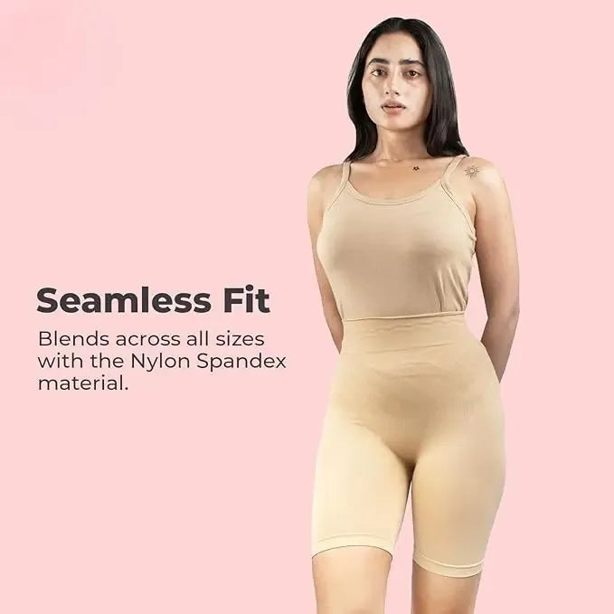 Half Body Waist Control Body Shaper for Women Shapewear with Thigh Slimmers