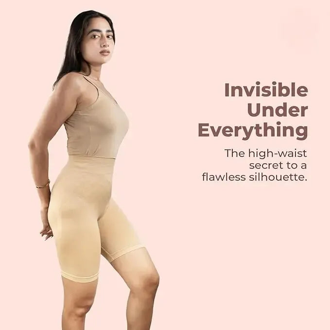 Half Body Waist Control Body Shaper for Women Shapewear with Thigh Slimmers