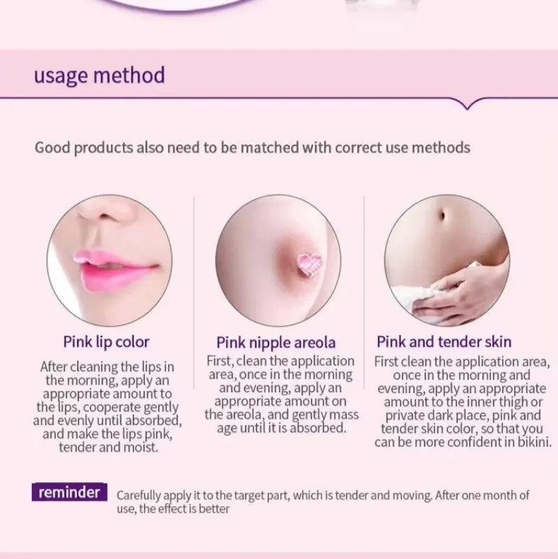 BIOAQUA Nenhong Pink Tint Cream - For Lips & Sensitive Areas - 30g