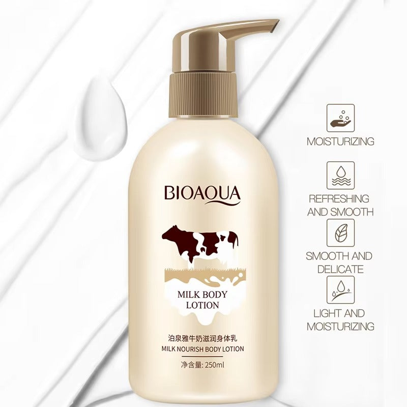 BIOAQUA Milk Whitening & Moisturizing Body Lotion – 250ml