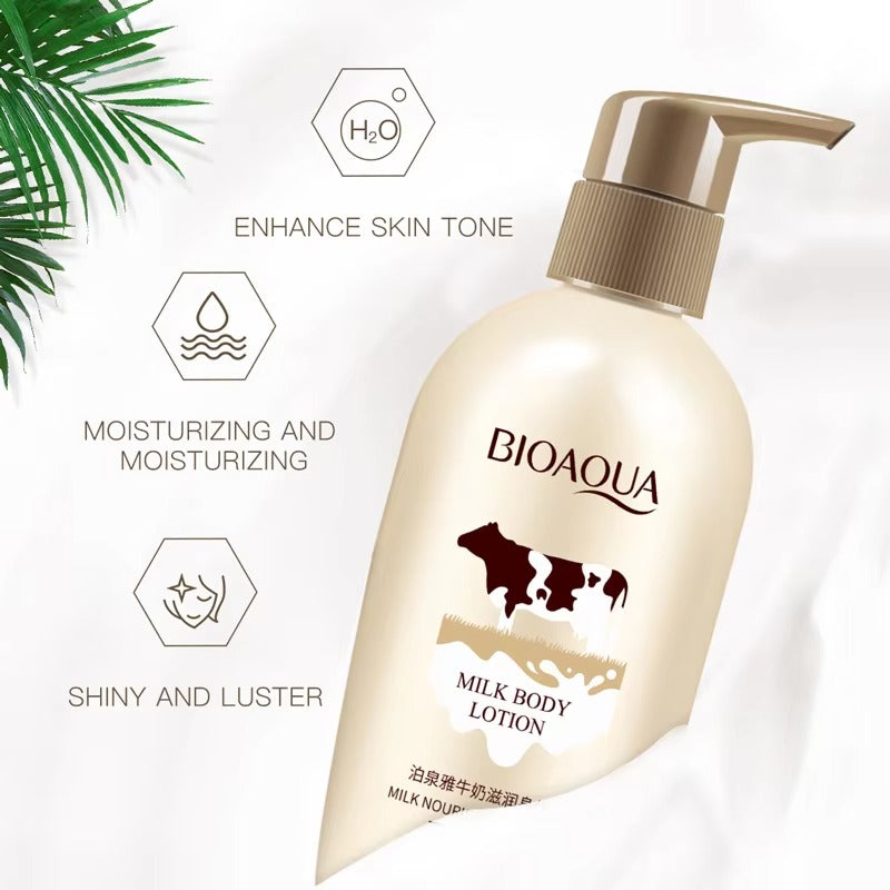 BIOAQUA Milk Whitening & Moisturizing Body Lotion – 250ml