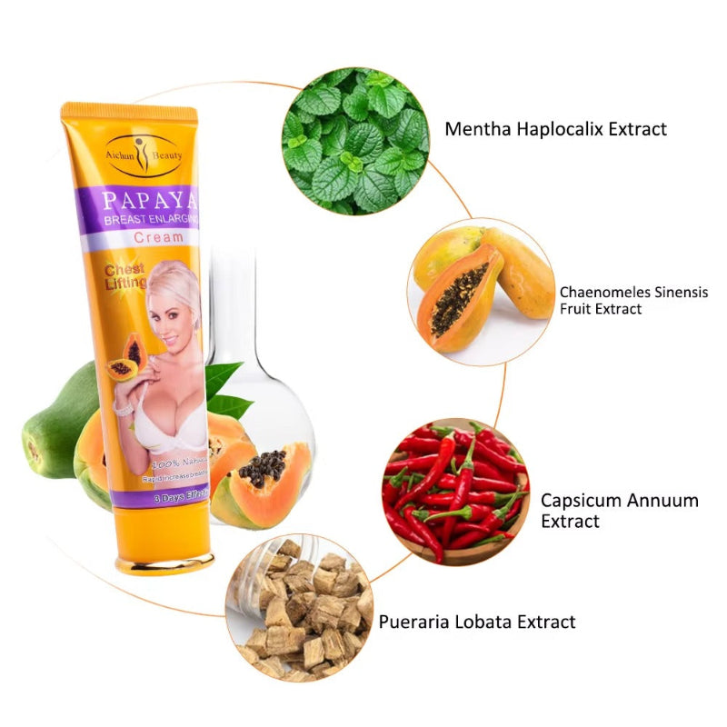 Aichun Beauty Papaya Breast Enlarging Cream - Lifting & Firming Cream - 100ml