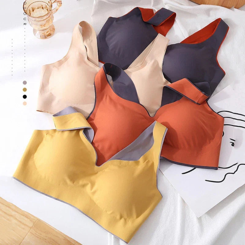 (32-42) Seamless Hand Pushup Super Comfortable Bra Without Wire (086)