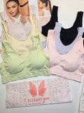 (38-42)Plus Size Sports Bra With Back Hooks