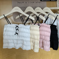 (30-36) Beautiful Thin Straps Lacy Tank Top(036)