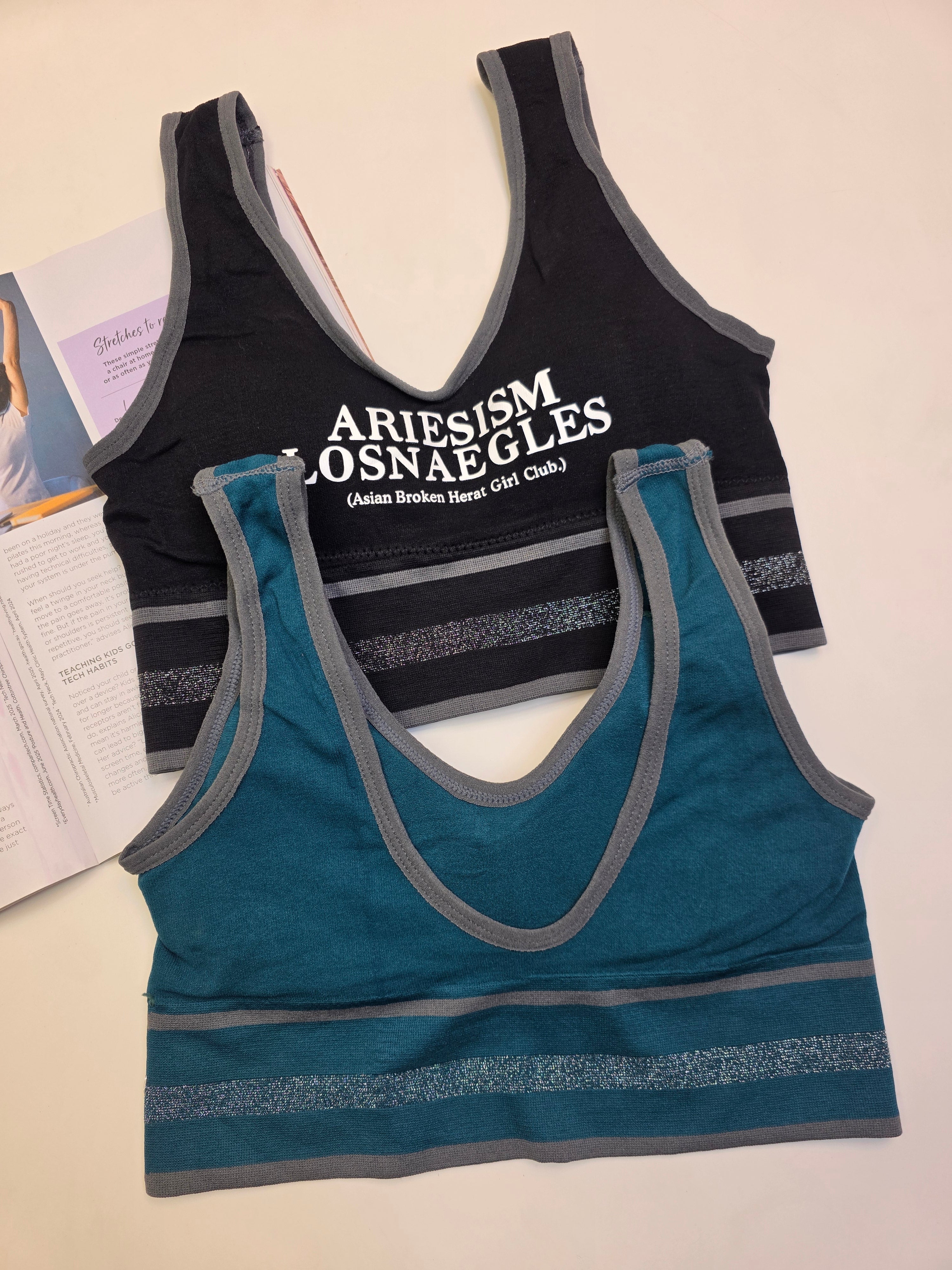 (30-38)WIDE STRAP SPORTS BRA