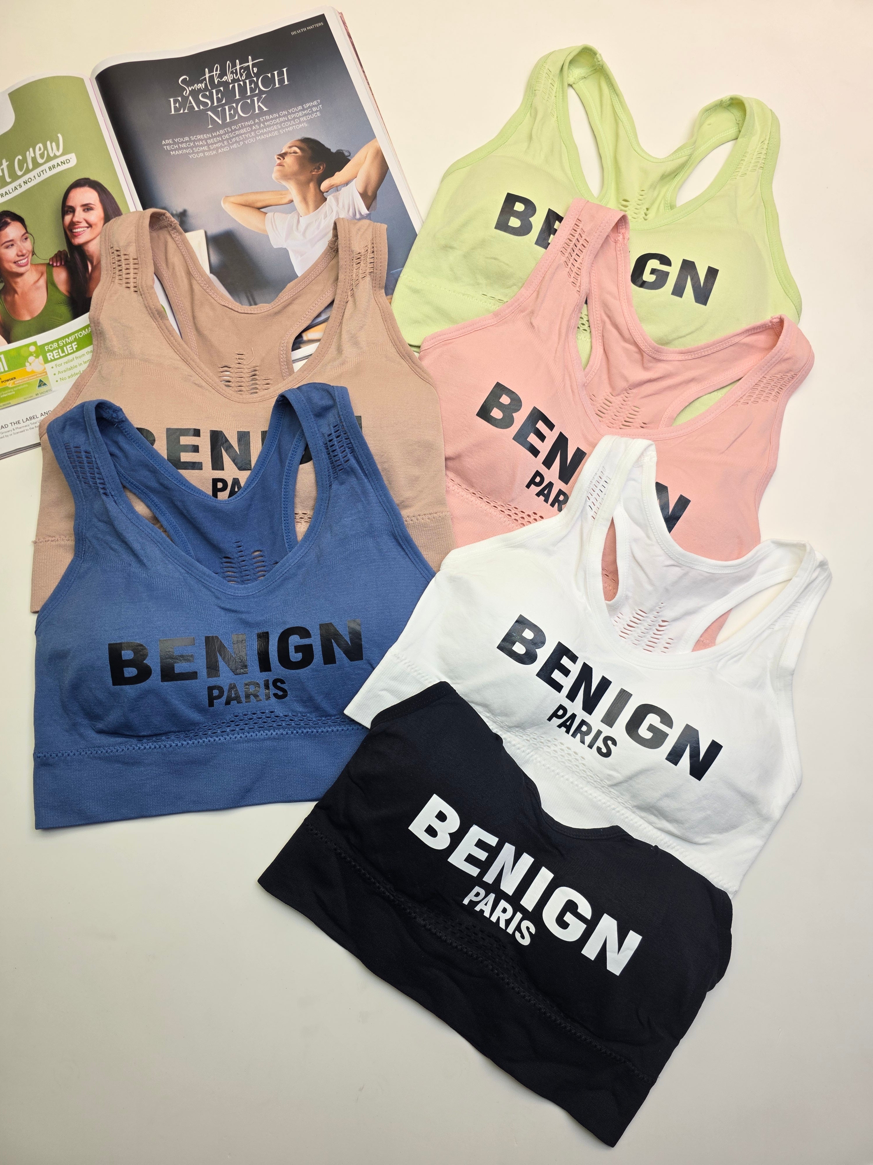 (28-36) Benign ParisWritten Soft Padded Bra