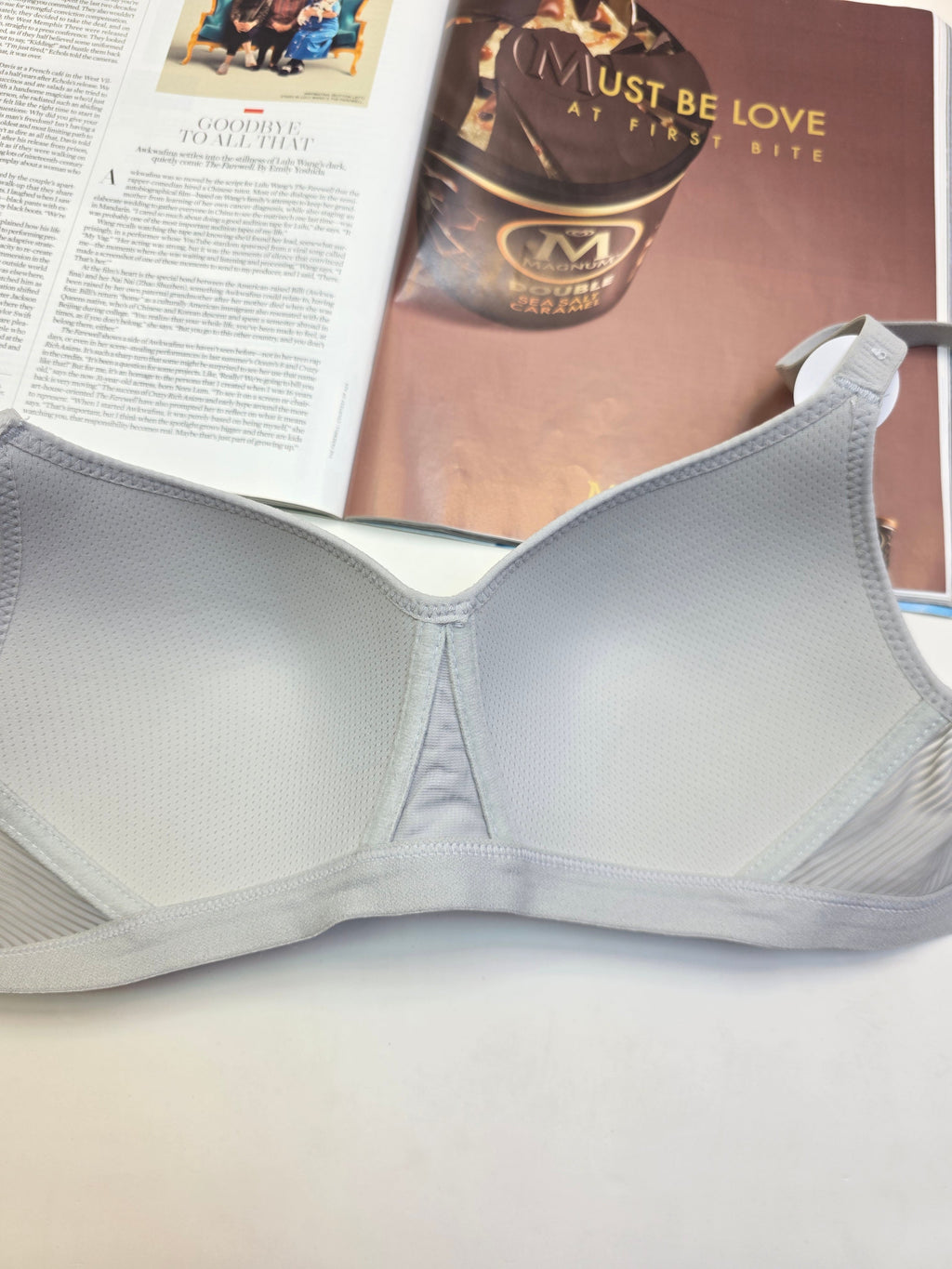 (36-42)C Cup Full Coverage  Thin Pad Non Wire Summer Bra (f20) (106)