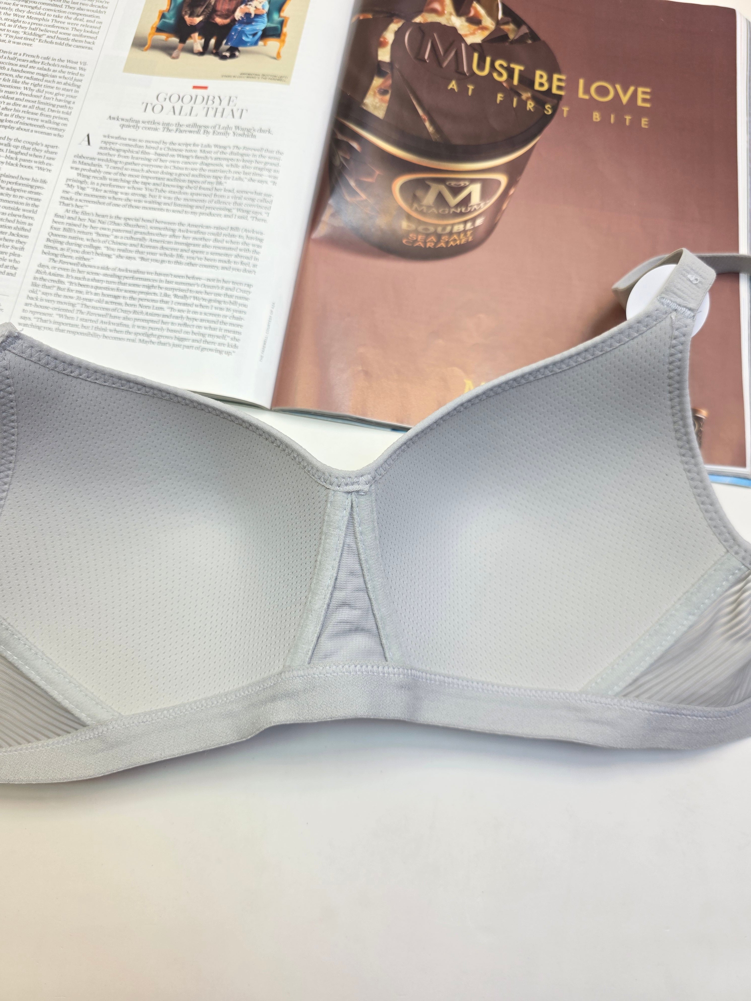 (36-42)C Cup Full Coverage  Thin Pad Non Wire Summer Bra (f20) (106)