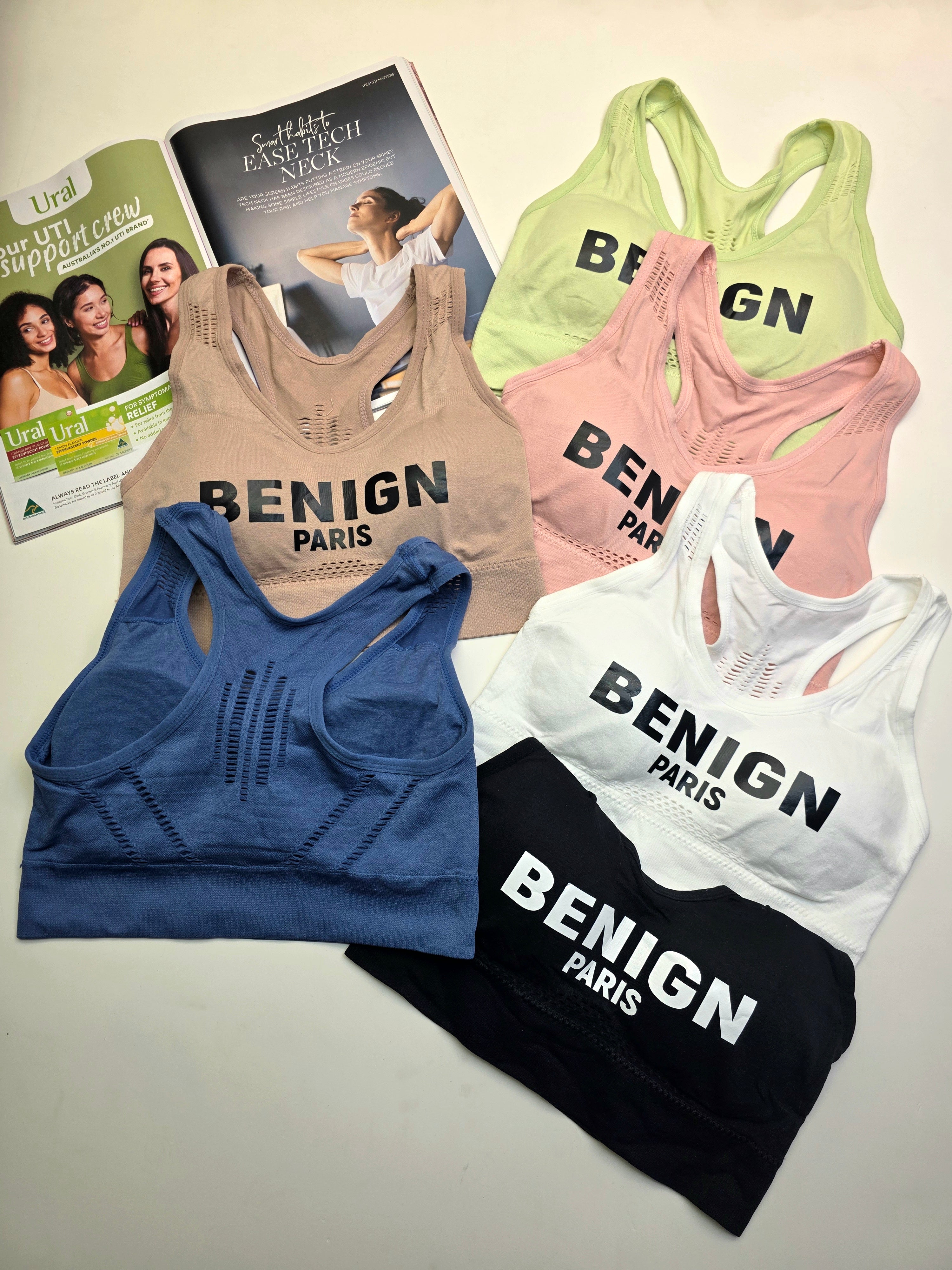 (28-36) Benign ParisWritten Soft Padded Bra
