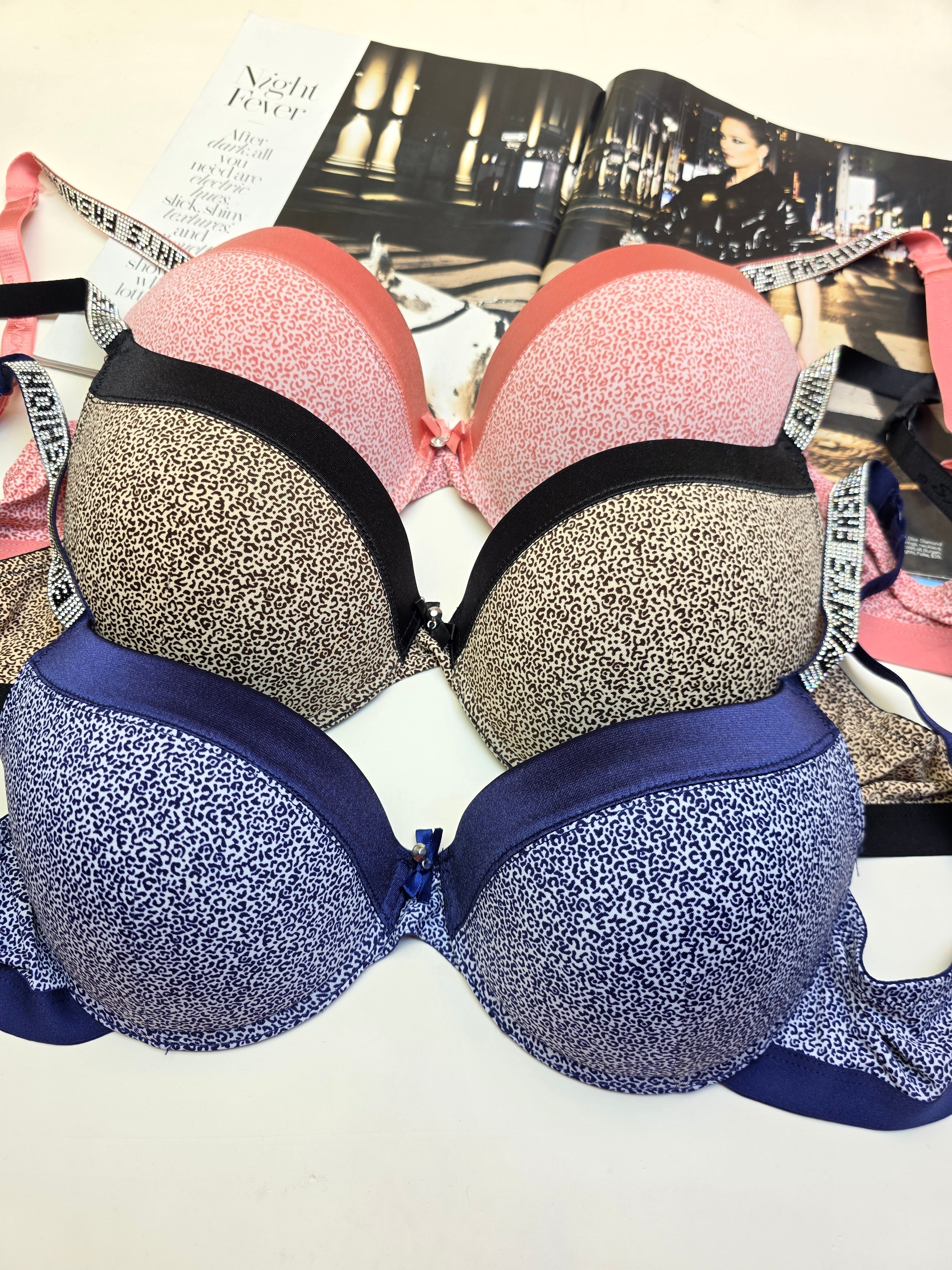 (36-42)C Binny's Thin Pad Plunge Bra (106)