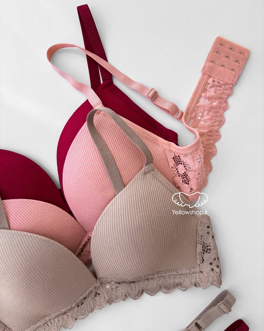 (34-36)Elegant light padded bra set (042)