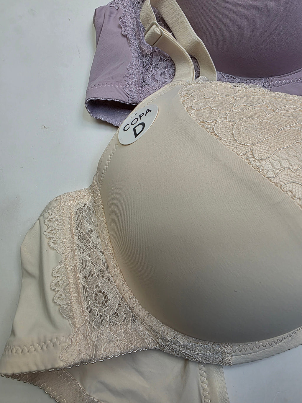 (40-44)D Lacy Light Padded Under Wire Half cup lace bra (141)